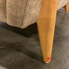 Open Box: Delray Chair - Performance Chenille Crossweave Tawny, Natural Oak