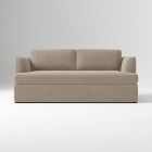 Open Box: Dominick Sleeper Sofa (78.5"), Boxed Cushion - Performance Distressed Velvet Mocha
