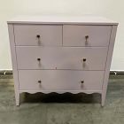 Open Box: Kids Daisy Narrow 4-Drawer Dresser (36") - Soft Iris