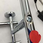 Open Box: Modern Overhang Bathroom Rail Shelf - Chrome