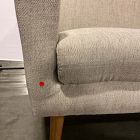 Open Box: Oliver Sofa (82") - Twill Dove, Walnut