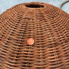 Open Box: Rattan Bubble Floor Lamp (60") - Dark, Light Bronze