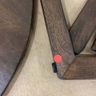 Open Box: Stowe Solid Wood Round Coffee Table (36") - Dark Walnut