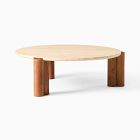 Open Box: Travertine Coffee Table (44") - Travertine
