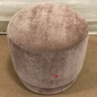 Open Box: Viv Swivel Ottoman (20") - Performance Modern Chenille Rosewood