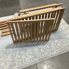 Open Box: Westley Outdoor Chaise Lounge - Brown, Off White