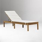 Open Box: Westley Outdoor Chaise Lounge - Brown, Off White