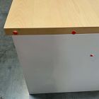 Open Box: Ziggy Modular Wall SystemSimple Desk Base (40") - Natural/White