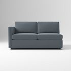 Open Box: Harris Left-Arm Bumper Chaise - Performance Velvet Graphite