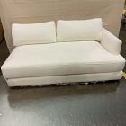 Open Box: Haven Right-Arm 2 Seater Sofa Bench - Prfm Washed Canvas White