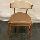 Open Box: Ezra Dining Chair - Saddle Leather Nut, Cool Walnut