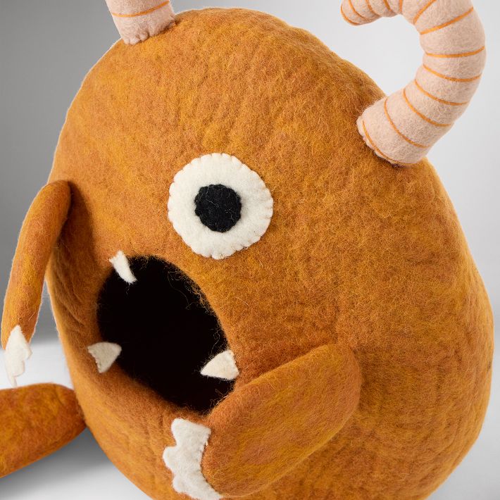 Halloween Felt Monster Candy Bowl | West Elm