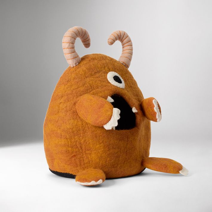 Halloween Felt Monster Candy Bowl | West Elm