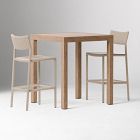 Portside Outdoor Bar Table &amp; Wesport Bar Stools