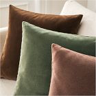 Solid Faux Mohair Pillow Cover