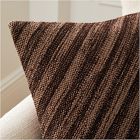 Diagonal Striated Hand-loomed Pillow Cover
