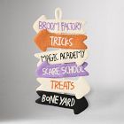 Felt Halloween Village Signs Wall Hanging