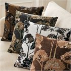 Chenille Jacquard Treescape Pillow Cover
