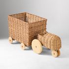 Rattan Tractor Basket
