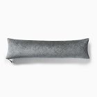 Corded Bias Velvet Lumbar Pillow Cover
