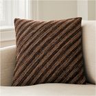 Diagonal Striated Hand-loomed Pillow Cover