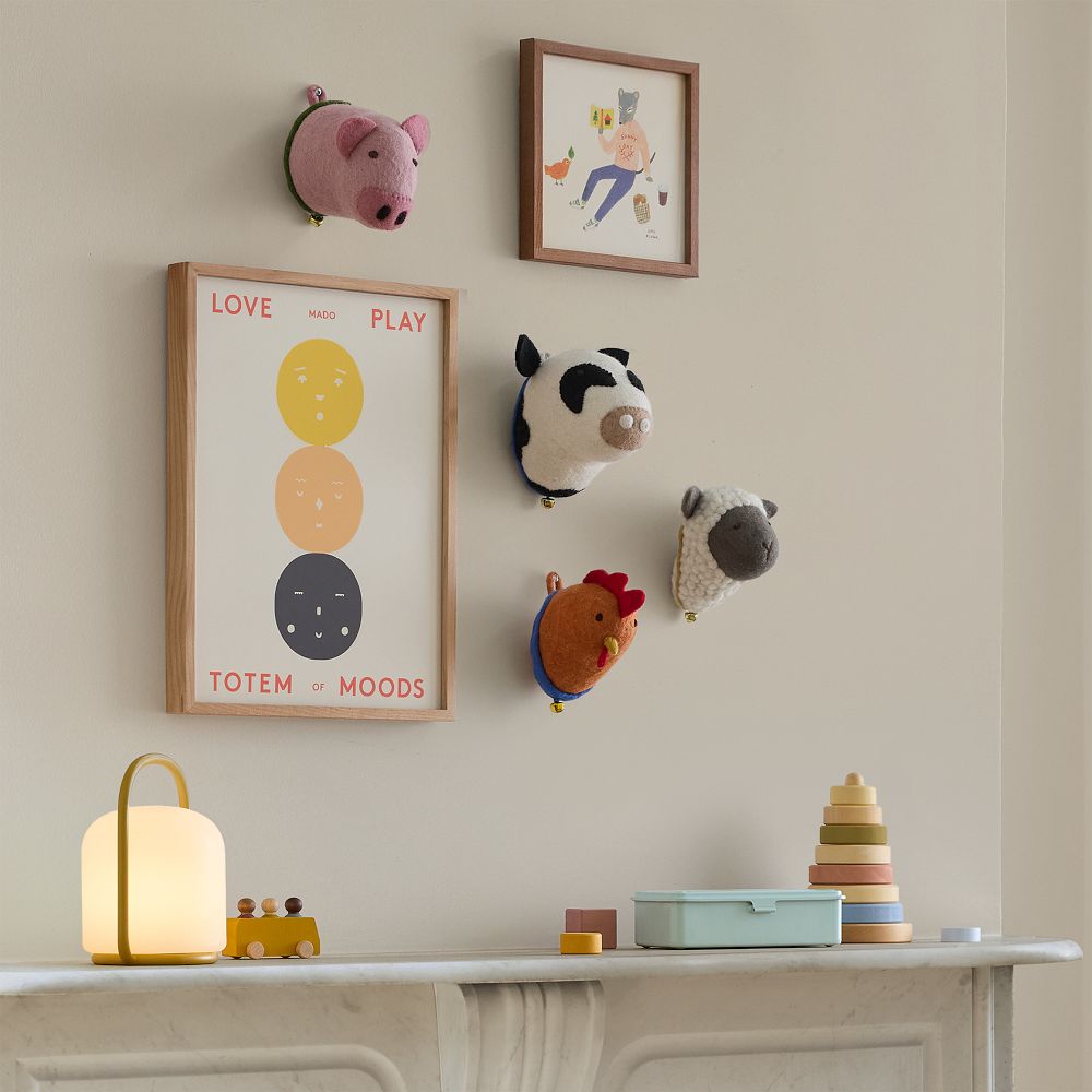 Felt Farm Animals Wall Art (Set of 4) by West Elm
