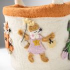 Critters in Costumes Felt Treat Bucket