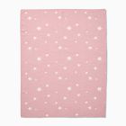 Star Chambray Reversible Baby Quilt