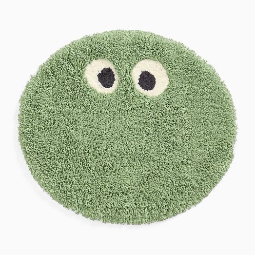 Monster Eyes Cotton Rug by West Elm