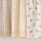 Neutral Safari Organic Cotton Swaddle Set