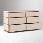 Kade Lacquer &amp; Wood 6-Drawer Dresser (60")