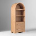 Ava Arched Cerused Bookcase (32")
