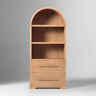 Ava Arched Cerused Bookcase (32")