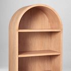 Ava Arched Cerused Bookcase (32")