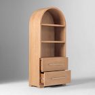 Ava Arched Cerused Bookcase (32")