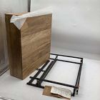 Open Box: Industrial Storage Side Table (20") - Raw Mango
