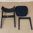 Open Box: Lalia Dining Chair - Chunky Basketweave Charcoal, Black