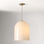 Open Box: Lea Pendant (12") - Champagne Tint Glass, Champagne Bronze