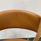Open Box: Marcus Samuelsson Leather Dining Chair - Ludlow Leather Sesame, Blonde