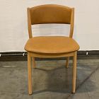 Open Box: Marcus Samuelsson Leather Dining Chair - Ludlow Leather Sesame, Blonde