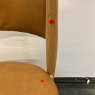 Open Box: Marcus Samuelsson Leather Dining Chair - Ludlow Leather Sesame, Blonde