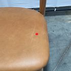 Open Box: Marcus Samuelsson Leather Dining Chair - Ludlow Leather Sesame, Blonde