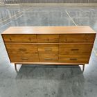 Open Box: Mid-Century 9-Drawer Dresser (70") - Acorn
