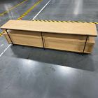 Open Box: Pierce Media Console (80") - Black/Blonde