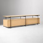 Open Box: Pierce Media Console (80") - Black/Blonde