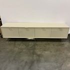 Open Box: Quinn Media Console (93") - Haze, Antique Brass