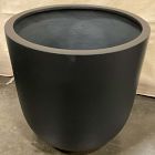 Open Box: Radius Ficonstone Indoor/Outdoor Planter, Extra Large (25.6"D x 26.8"H) - Black