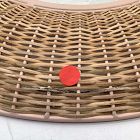 Open Box: Rattan Round Wall Mirror (24") - Natural
