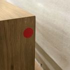 Open Box: Siobhan Oak Nightstand (20") - Blonde, Burnished Brass