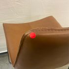 Open Box: Slope Leather Bar Stool (30") - Saddle Leather Nut, Charcoal